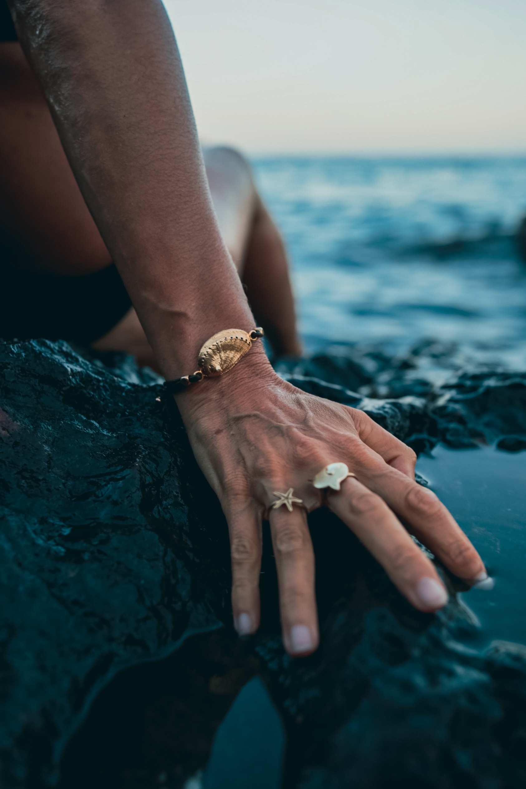 Anillo Estrella de mar oro